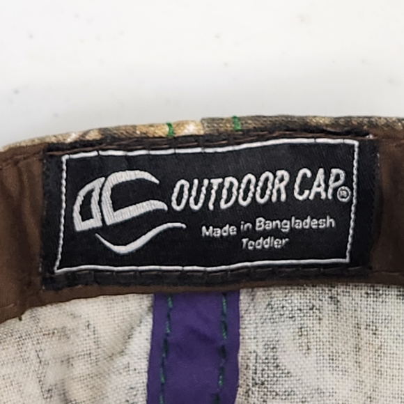 Camo Kids Hat with Embroidered Design - Picture 3 of 6